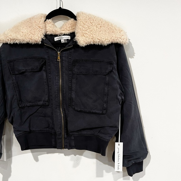 Young fabulous & broke Earhart Jacket in MIDNIGHT - Picture 6 of 6